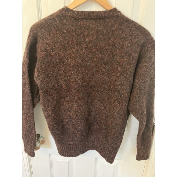 Vintage Women Clifford & Wills 100%  Shetland Wool Pullover Brown Sweater Medium - Picture 2 of 6